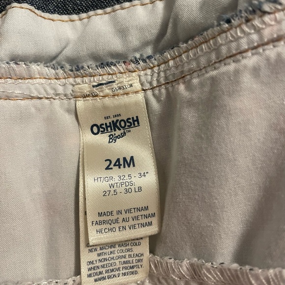 OshKosh B’gosh Dark Denim Overall Dress - Toddler 24 month - Picture 3 of 3